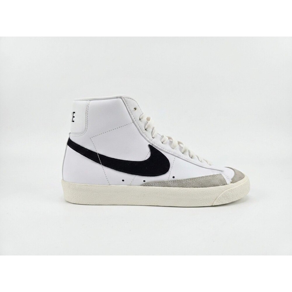Nike Blazer Mid '77 Vintage High Top White Sneakers (BQ6806-100) M US9.5/W US11